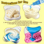 Oil Based Food Coloring for Chocolate - 16 Colors Concentrated Oil Food Dye, Food Grade Dye Set for Melting Chocolate, Candy Melts, Icing Frosting, Fondant, Christmas Cake Decorating, Baking, Cookies - 0.35 Fl.Oz/Bottles