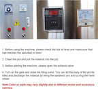 13.2Gallon/50L Jacketed Kettle Large Electronic Tilting Sugar Jam Gas Boiling Machine Commercial Electric Jacketed Pot with Stirring and Edge Scraping 220V 60HZ Three-phase 750W