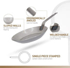 Matfer Bourgeat Black Carbon Steel Frying Pan, 17 3/4"