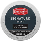 Community Coffee Signature Blend Dark Roast Single Serve Keurig K-Cup Pods 32 ct Box