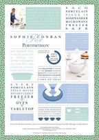 Portmeirion Sophie Conran 12 Piece Coupe Dinnerware Set - Dinner Plates, Side Plates & Bowls, Porcelain Kitchen Tableware for Everyday Dining & Entertaining - Durable & Dishwasher Safe