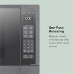 Panasonic NN-SD78LS 1.6 cu.ft Cyclonic Inverter Countertop Microwave Oven 1250Watt Power with Genius Sensor Cooking, cft, 19.44"D x 21.88"W x 11.94"H,Stainless Steel