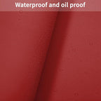 Vanity Protector Mat - Can Be Used On Both Sides Waterproof and Easy to Clean Good Flatness Used for Dresser Table(Black+Wine Red 10x48)