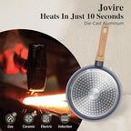 8.5 & 10.25 Inch Nonstick Frying Pan Skillet, Superior PFOA-Free & Non-Toxic Coating, 3mm Aluminum for Even Heat, Induction Compatible, Dishwasher Safe for Eggs & Pancakes