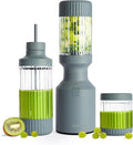 Beast Mighty 850 Plus | Premium Compact Personal Blender | Smoothies, Shakes, Dressings, Sauces | Blends Ice and Frozen Fruit | New XL Vessel | Extra Vessels, Lids and Straws | 850W (Mist)
