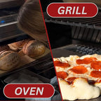 ThermiChef 14" by 20" Pizza Steel (1/4" Thickness) - Multipurpose Cooking Steel for Ovens & Grills - Made in the USA