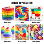 Gel Food Coloring Set - Concentrated Vibrant 14 Colors Edible Food Grade Dye for Cake, Icing, Macarons, Cookies, Baking Decoration, Fondant, DIY Soap, Bath Bombs -16.6 fl.oz (35ml/Bottle)