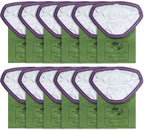 12Pack 107314 Backpack Vacuum Filter Bags Compatible with ProTeam 6 QT and ProTeam Vacuum Parts – Vacuum Bags for Vacuum Cleaner, Ideal Replacement Spence Vac Bags - Durable Vacuum Bags