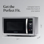 Farberware FMWO11AHTBKB 1.1 Cu. Ft. Countertop Microwave Oven, Stainless Steel