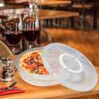 Aufind 12" 2 Pack Pie Carrier with Lid and Handle, Reusable Food Storage Containers for Pies, Cheesecake, Pizza, Nuts Fruit