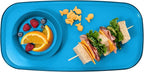 madesmart dipware Small Serving Plate, Collapsible & Removable Dip Bowl for Salsa, Queso, Sald, Olives, Premium Dishwasher & Microwave Safe, Multipurpose Plate & Bowl, Ocean