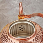 SANQIAHOME Antique 1.5L (50Oz) Stainless Steel Teapot with Infuser copper