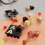 Customized Letter X Ice Cube Mold -Letter Silicone Ice Mold for Custom Ice Cube Mold and Baking Chocolate and Crafting Letter Molds, Ice Cube Molds for Cocktails & Whiskey with Custom Letters