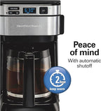 Hamilton Beach 12 Cup Programmable Coffee Maker, FrontFill™ Drip Coffee Maker