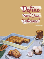 LeGourmet Nonstick Rectangle Baking Pan 9x13 Inch, Ceramic Coating, Non-Toxic, Rust Resistant Aluminized Steel, Perfect Baking Dish for Brownie Cake, Roasting, Lasagna - Cyan