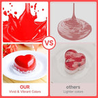 Oil Based Food Coloring, 15ml Large Capacity Oil Food Dye for Chocolate, Edible Coloring for Baking, Cake Decorating, Icing, Easter Egg, Fondant, Candy Melts, Cookie, Food Grade Slime Making DIY Set