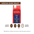 Community Coffee House Blend 12 Ounces, Medium Dark Roast Ground Coffee, 12 Ounce Bag (Pack of 4)