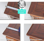 NECAUX Custom Multisize 1.5mm Thick Clear PVC Table Cover Protector - 20 x 36 Inch Rectangular Plastic Table Cover Desk Pad Mat for Office & Computer Desk