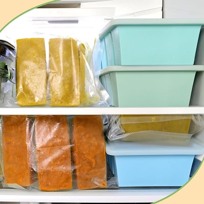 Silicone Freezer Tray for Sauce Cube: GGOW Silicone Freezing Tray for Soup Storage - Freeze 250mL 125mL Souped Broth Portion