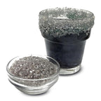 Snowy River Silver, Cocktail & Margarita Sugar Rimmer - Vibrant Naturally Colored Sugar for Cocktail Rimming, Baking & Decorating, Medium Crystal - 16oz