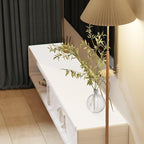 Leather Table Cover,1.8mm Thick,12x96 Inch Desk Cover,Dresser Cover Top,Dresser Protector Top,Dresser Cover,End Table Cover.(White+White,12x96)