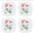 Lenox 894308 Butterfly Meadow Square 4-Piece Accent Plates