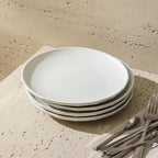 Stone Lain Rio 4-Piece Salad Plate Set Stoneware, Beige