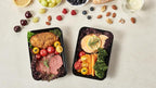 FULIGN 24 oz Meal Prep Containers With Lids Reusable 50 Pack Extra-thick Plastic Food Storage Black Disposable To Go Lunch Box BPA Free Stackable Microwave Dishwasher Freezer Safe