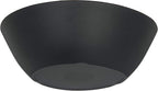 Carlisle FoodService Products Ridge Reusable Plastic Bowl for Home and Restaurant, Melamine, 22 Ounces, Slate, (Pack of 12)