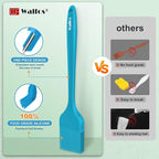 Walfos Silicone Basting Brush Set, 5 Pieces Heat Resistant Pastry Brush, Perfect for Baking,BBQ Grill,Kitchen Cooking,Strong Steel Core and One-Pieces Design,BPA Free and Dishwasher Safe