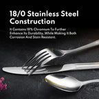 New Star Foodservice 58420 Shell Pattern, 18/0 Stainless Steel, Iced Teaspoon, 7.2-Inch, Set of 12