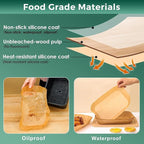 125Pcs Air Fryer Liners Disposable for Dual Basket, 8x5.5 Inch Rectangle Parchment Paper for Ninja DZ201 DZ401, Chefman/COSORI 2-Basket Air Fryer, Oil Proof Paper Liner by Vailnd