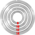 HLMOptimo Lazy Susan Bearing 14 inch Aluminum Turntable Ball Bearing, Heavy Duty Turner Bearing Silent Turntable Bearing Swivel Turntable Bearing 8/10/12/14 inch (14 inch)