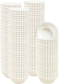 qiqee 1000 Count Mini Cupcake Liners White Muffin Liners Food Grade Baking Cups Paper No Smells（Small Size）
