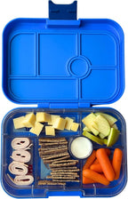 Yumbox Original Leakproof Kids Bento Box – 6-Compartment Tray – BPA-Free, Easy-Clean, Compact Lunchbox for Toddlers to Age 8 – Ideal for School (Surf Blue Rocket)