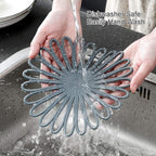 Set of 3 Silicone Trivet Mat - Table & Countertop Hot Pads - Non-Slip & Heat Resistant Modern Kitchen Pads for Pots & Pans, Pink