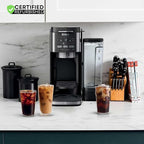 Ninja CFP105 DualBrew Hot & Iced Coffee Maker Black (Renewed) Bundle with 2 YR CPS Enhanced Protection Pack