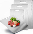 100% Pure Titanium Cutting Board 14x10 In, 2 Mm Thick, Titanium Cutting Boards For Kitchen Dishwasher Safe, Stays Flat & Odor-resistant, Non-porous, Reversible - Multi-use: Pastry, Prep & Serve, Bbq.