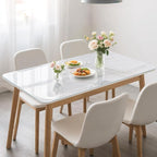 Clear Table Protector 42 x 72 Inch, 1.4mm Thick Waterproof PVC Plastic Table Cover, Durable Table Pad for Dining Room, Kitchen, Writing Desk, and Coffee Tables