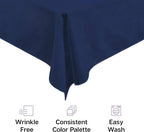Gee Di Moda Rectangle Tablecloth - 60 x 126 Inch Hunter Green Table Cloth for 8 Foot Rectangle Table - Heavy Duty Washable Fabric - for 8 Ft Buffet Table, Holiday Party, Dinner, Wedding & Baby Shower