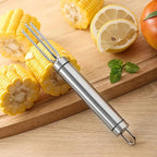 3 Pcs Upgraded Stainless Steel Corn Kitchen Tool set Corn Peeler, Corn Stripper and Corn Holder, The Ideal Gadget for Corn on the Cob in 3 Seconds BCMON