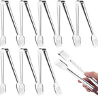 8 Pack Serving Tongs by Tcoin, 12 Inch Functional Tongs for Serving Food at Parties and Get-togethers, Versatile and Durable