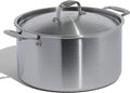 Made In Cookware - 12 Quart Stainless Steel Stock Pot With Lid - 5 Ply Stainless Clad - Professional Cookware - Crafted in Italy - Induction Compatible