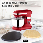 Ibyx Elegant Sliding Tray - Compatible with 5.5 Qt KitchenAid Stand Mixers and Other Heavy Appliances (Black)