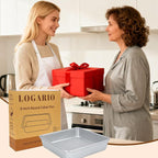 9-Inch Square Cake Pan Set of 2, Heavy Duty Nonstick with Textured Honeycomb Surface, Aluminized Steel BPA & PFOA Free, Warp Resistant, Even Heating for Brownies, Lasagna, Pizza & Casseroles