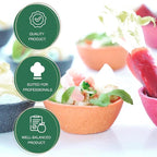 CROC'IN - Orange Mini Tart Shells - Edible Appetizer Or Dessert Cups - Pastry Pans - Artisanal & Vegan Confection - 60 Pieces