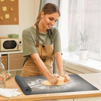 Cut to Size Silicone Baking Baking Mat Roll-Best German Silicone - Non-slip Silicone Pastry Mat, Non-Stick Reusable Air Fryer Linner, Counter Mat, Oven Liner, Freeze Dryer Mat