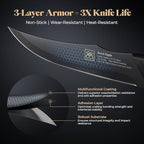 Steak Knives Set of 12, 4.7 Inch Straight Edge Meat Knives, Dishwasher Safe by SGS Cerf, Super Sharp for Precise Cutting, Non-stick Blade & Anti Rust, Easy to Maintain Ideal for Restaurant