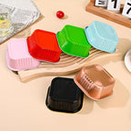 10oz Mini Cake Pans with Lids (40 Pack) Aluminum Foil Square Cupcake Liners Brownie Baking Cups,Disposable 4”x4” Large Cupcake Pan,Jumbo Muffin Tin Ramekins Holders
