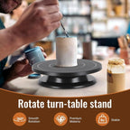 11 lnch Turn Table Pottery Tools, Cake Spinner, Cake Turntable, Spinning Wheel (Used for Painting Craft Cake Turntable for Decorating)